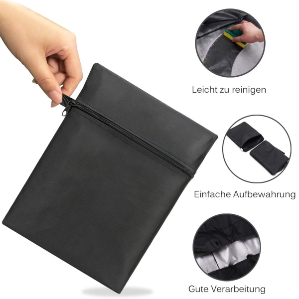 V-Formet Seksjonssofadekke, Vanntett Utendørs Seksjonssofamøbel Dekke Utendørs Sofadekke V-Formet Hage Sofa Beskytter 85\" L x 34\" D x 85\" H