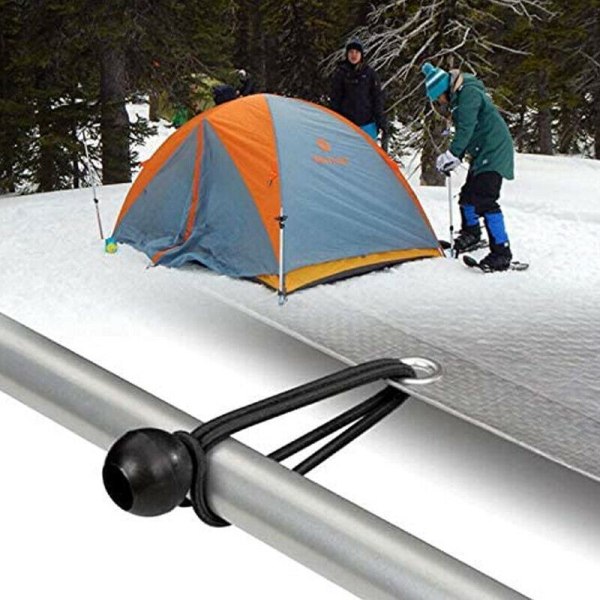 10 Pack Bungee Balls, Black Bungee Cord Bungee Cords Knytremmar Multifunktionellt elastiskt rep för camping, tält, last