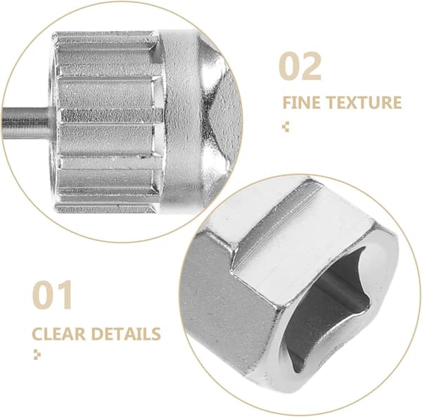 Bike Cassette Lockring Removal Tool Kit with Freewheel Remover