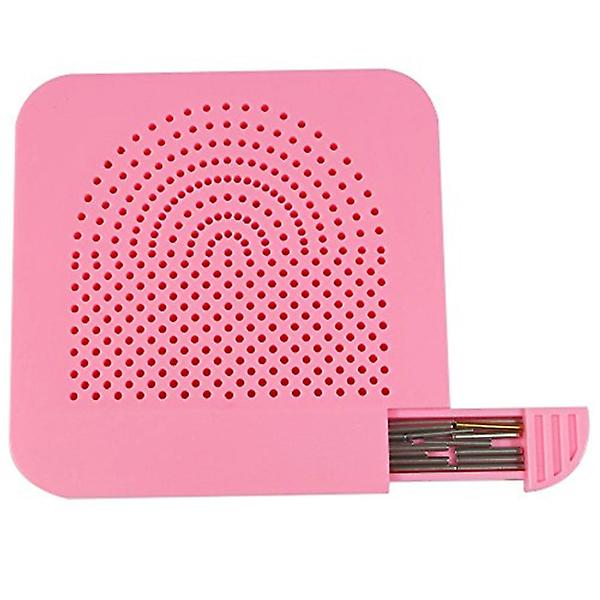 Quillingbräda med förvaring för papperstillverkning Winder Roll Square Craft DIY Tool (rosa) Rosa Pink