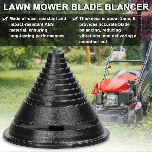 Lawn Mower Blade Removal Tool Set, Lawn Mower Blade Sharpener and Balancer, Lawn Mower Blade Holder, Lawn Mower Blade Replacement Accessories