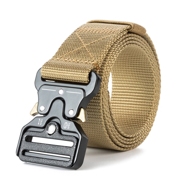 Militærstil taktisk belte Heavy Duty Nylon beltestropp Heavy Duty belte med hurtigutløsende metallspenne for menn