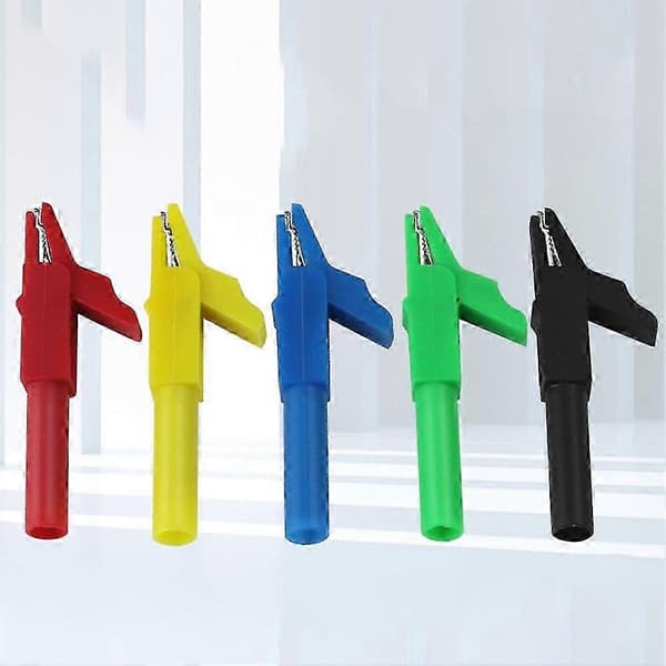 Multimeter Alligator Clips med 4 mm bananhun til elektrisk test