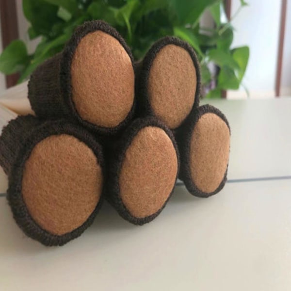 24 st Möbelskydd Hög Elastisk Golvskydd Halksäkra Stolsbensstrumpor Överdrag Möbelskyddssats, Passar Diameter Från 1\" Till 2\", Stickad Beige