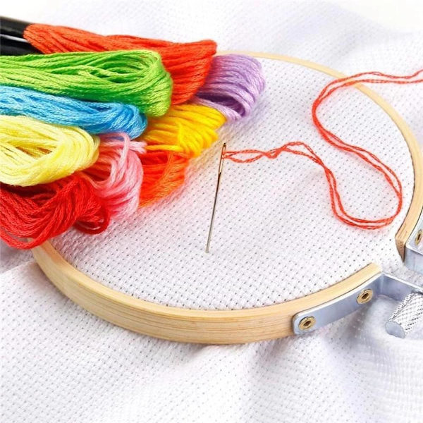 1 Stycke 14CT Klassisk Förinställd Broderad Tyg DIY Korsstygnstyg