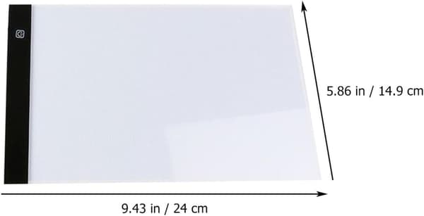 A5 LED Drawing Board with USB Cable, Portable Copy Pad for Artists