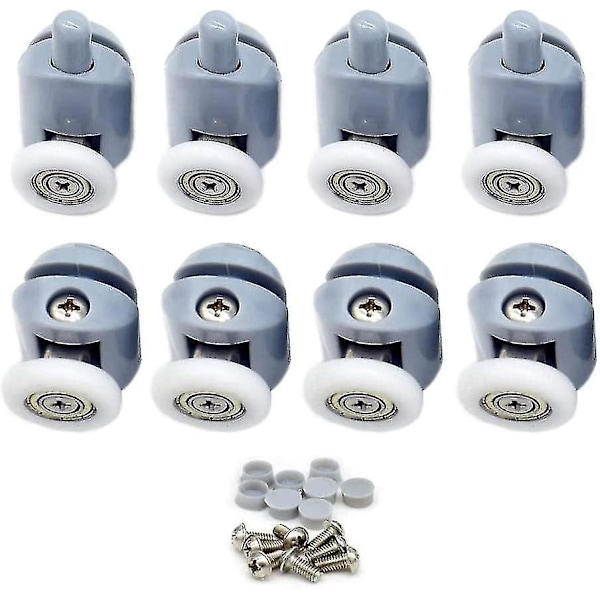 Dusjdør Ruller 8 Stykker Dusjdør Ruller Skyvedusjdør Ruller Dusjkabinett Ruller For Baderom Dusjdør 25mm