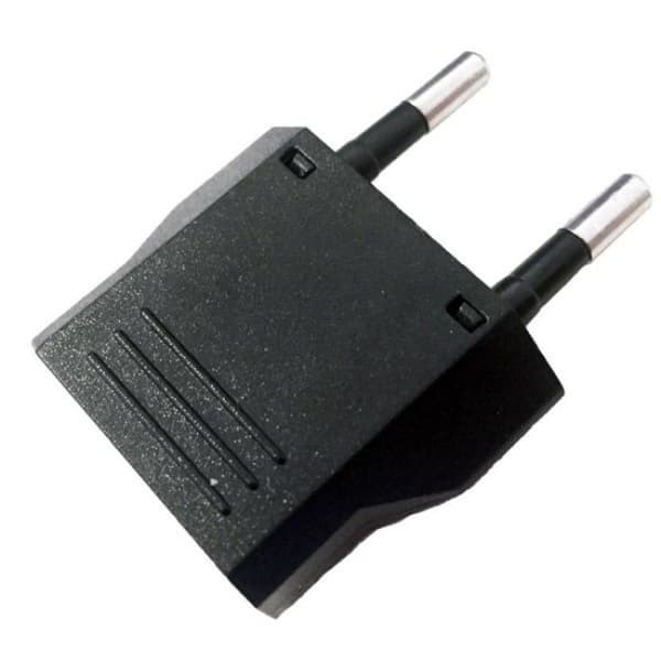 1 stk. rejseadapter, USA til Sverige, Sort