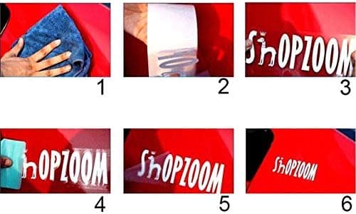 (14×6×0.1cm) Waterproof Car Stickers with Cats and Animal Patterns