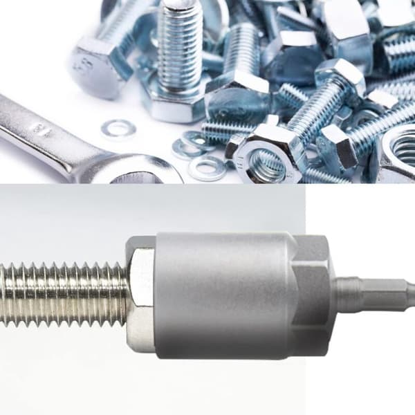 Screwdriver Bit Adapter 1/4\" Hex Socket 6-19mm for Hand Drill, Electric Screwdriver, Socket Wrench (12 Pieces)