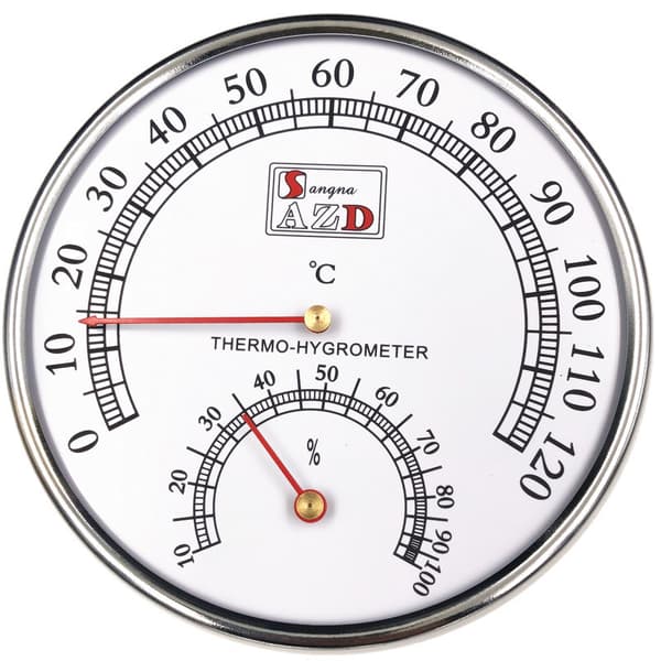 Saunatermometer Hygrometer, Celsiusmåler Monitor til Arbejde