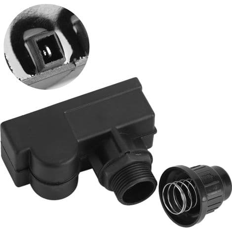 Universal BBQ Gas Lighter with 2 Outlets, Black Spark Generator, Powered by a DC1.5V Battery, for Grills