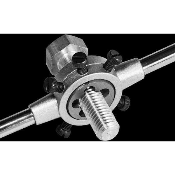 Round Threading Die. Metric Thread M16 x 1.5 (right). High-Speed Steel (HSS) Thread Repair Tool