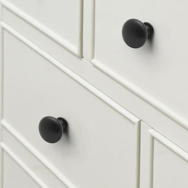 Cabinet Knobs, Drawer Handles, Black Furniture Handles, Round Drawer Knobs, Door Knobs for Kitchen, Office, Bedroom, Cabinet