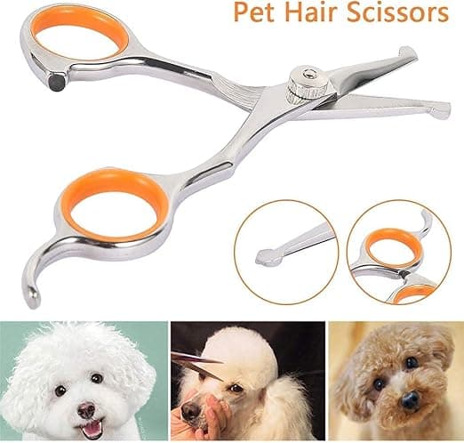 1 pc Sharp Stainless Steel Dog Scissors 13x5.5x0.5 cm Professional