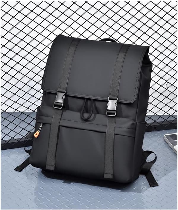 Men's Backpack, Large Capacity Business Computer Bag, Outdoor Cycling Backpack Black