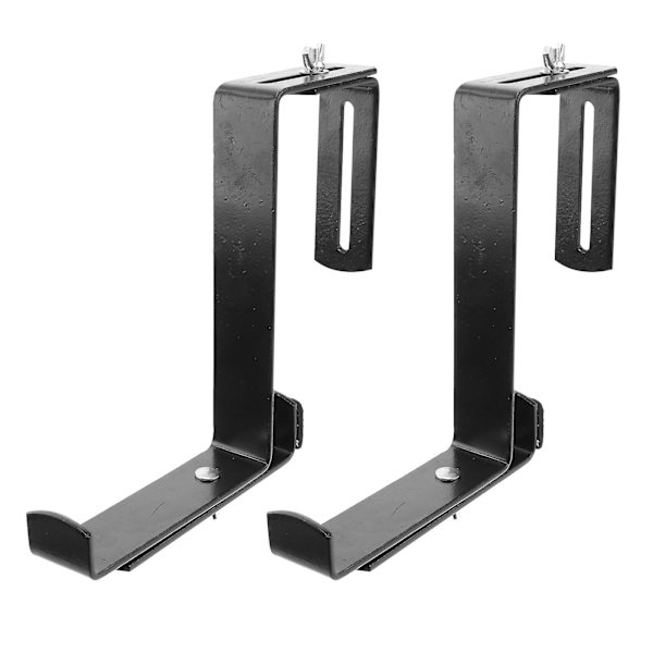 Väggmonterad Hängande Hyllplanter Vägg Hängande Planterhållare Planterfäste Hållare Räcke Fästen Planter Rai Black 18.5x15cm