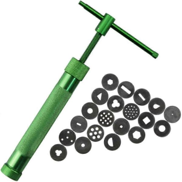 Miniature Alloy Rotary Clay Extruder - Multifunctional Durable Handheld Polymer Clay T