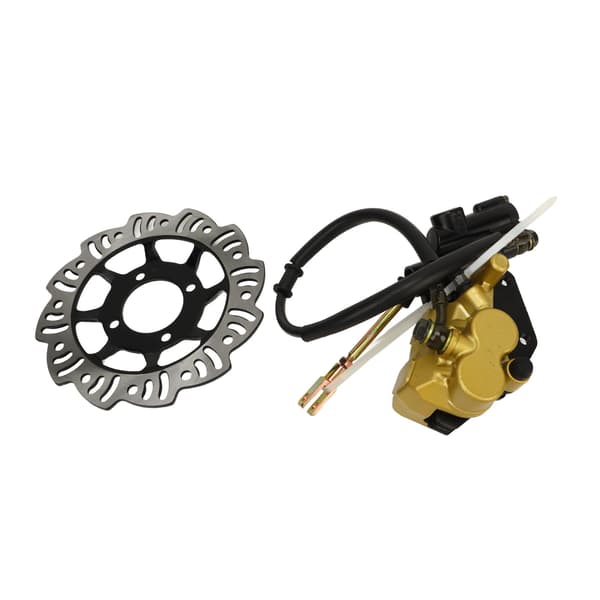 Rear Hydraulic Disc Brake Caliper Master Cylinder Assembly with Brake Discs Set for CRF50 CRF70