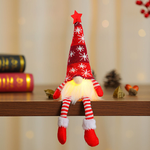 3-pack Tomtar Juldekorationer Jultomte Plysch Elfdocka Julpynt Semester Inomhus Hem Bordsdekorationer Presenter