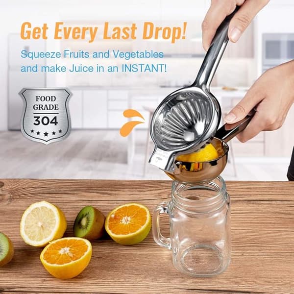 Opgraderet citronpresser Meidong Super Rustfrit Stål 304 Manuel