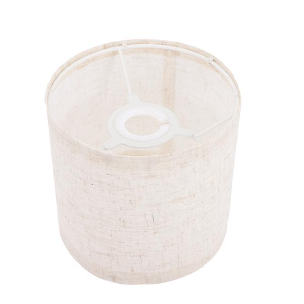 Tygtrumma Lampskärm Montering Krävs Lampskärm Modern Vikbar Lampskärm Beige 15X15CM Beige 15X15CM