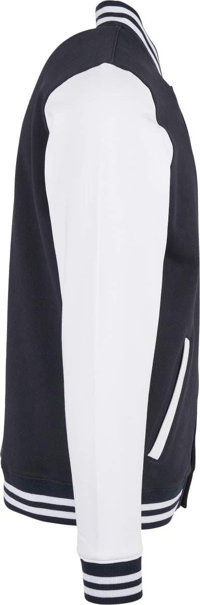 Build Your Brand Men's Basic Jacket L Navy/White L Navy/White