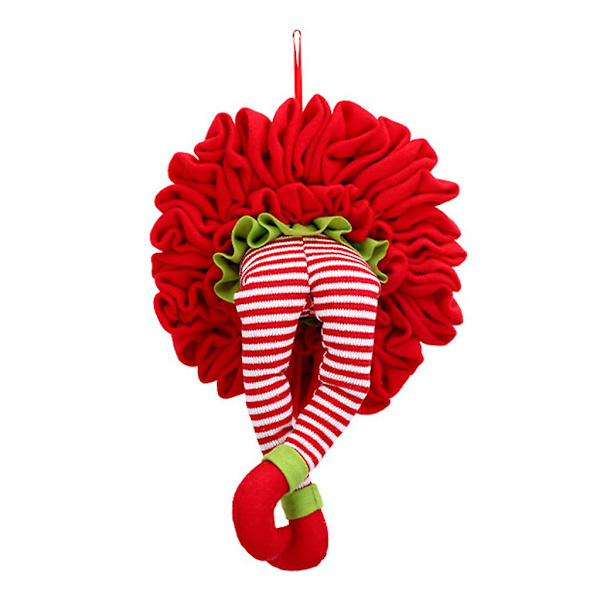 Elfben Ornament Julgran Bord Dörr Fönster Dekoration Ornament Röd