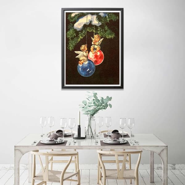 (21) 4 st. DIY diamantmaleri julesæt, 5D julebroderi