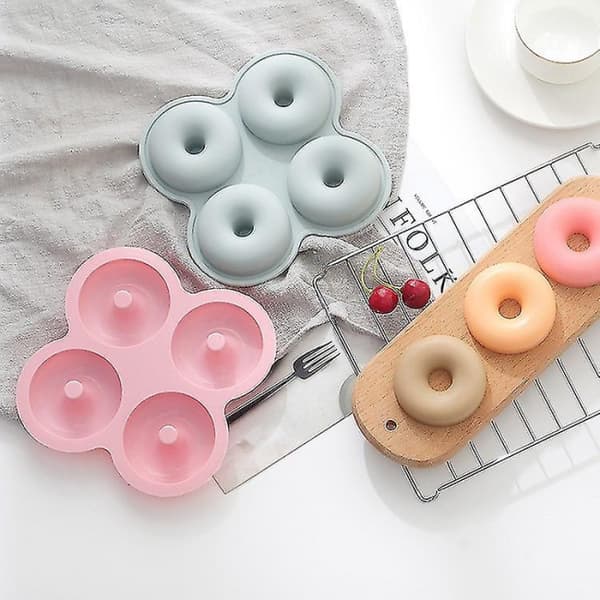 Silikon Donut Bakeform 4-hulls Donut Maker Form Silikon