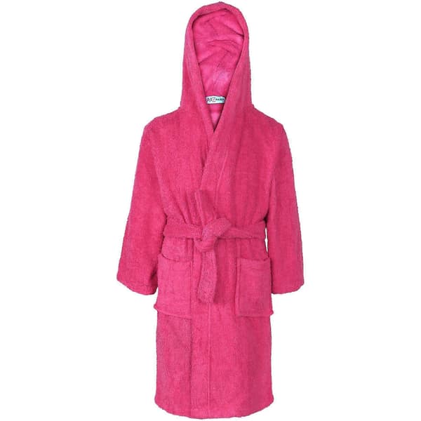 Badekåpe med hette for barn 100 % bomullsfrotté for gutter og jenter Rosa 13 år Pink 13 Years