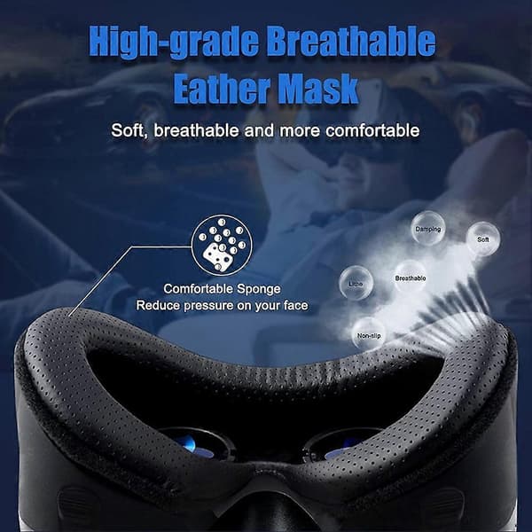 VR Glasses Full Screen Virtual Reality 3D Glasses VR Set 3D Virtual Reality Goggles, Adjustable VR G