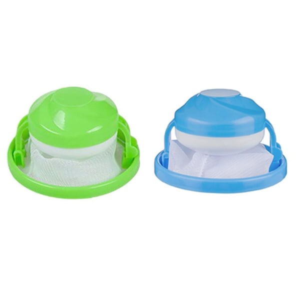 Vaskemaskine Universal Flydefilterpose Vaskemaskine Bold 2 stk (blå+grøn) (rund)A