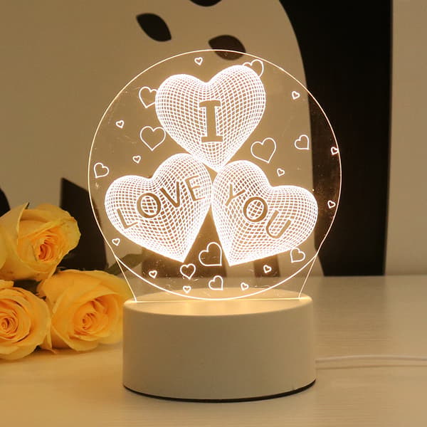 3D LED Lamp Creative Night Lights - Table Lamp for Home Decor