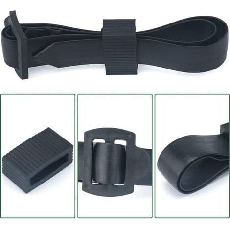 St 60 x 2,5 cm justerbara gummiband för buskar