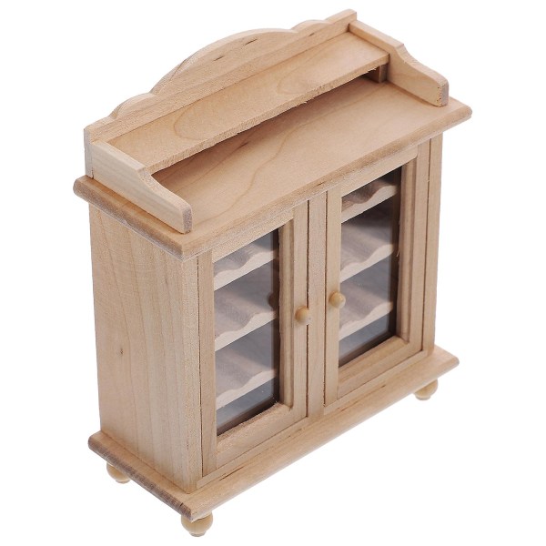 Miniaturskab Model Miniature Opbevaring Vinkabinet Køkkenskab Møbler 12.4X10.5C