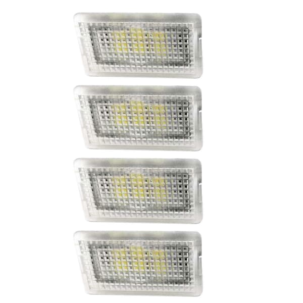 Tesla Model 3/Y/S/X Ultra-bright LED Interior Lighting Kit - Trunk Light, Door Light (4 pcs/set) - 6000k Red Red