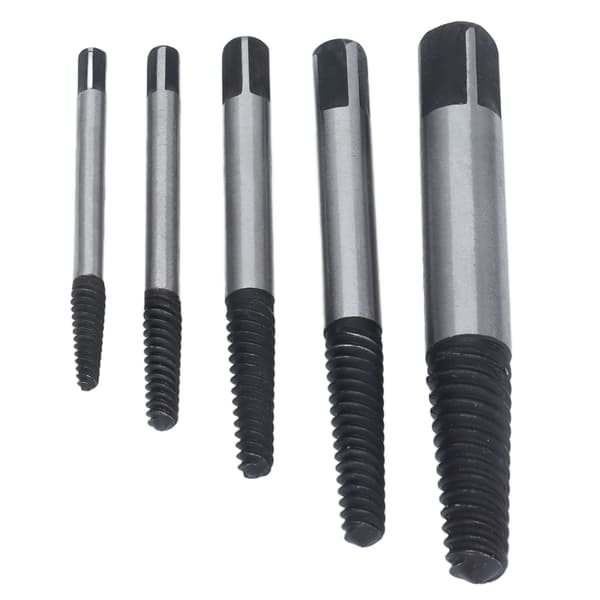High Strength Heat Treated Steel Bolt Extractor Set Precision Thread Screw Extractor