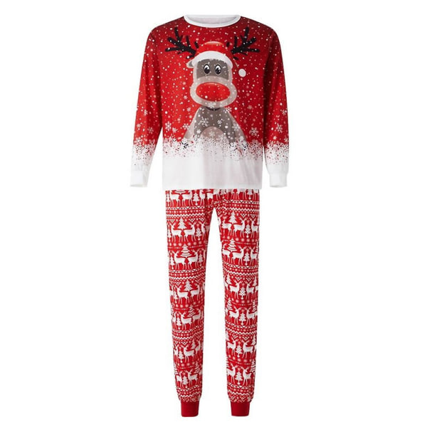 Julepyjamas Familiegave Lang Ermet Høytids Pyjamassett Far S