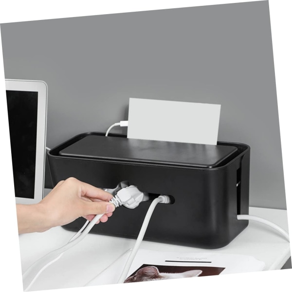 Boks Stikkontakt Opbevaringsboks Tråd Organizer Boks Bin Organizer Anti- Elektrisk Stikkontakt Sag Snor Boks Skjuler Snor Organizer Boks Kabel