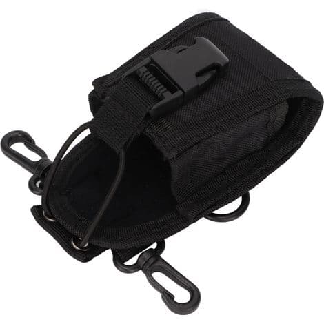 Protective case for Motorola and Baofeng walkie-talkies, durable and portable nylon case, model MSC-20B.