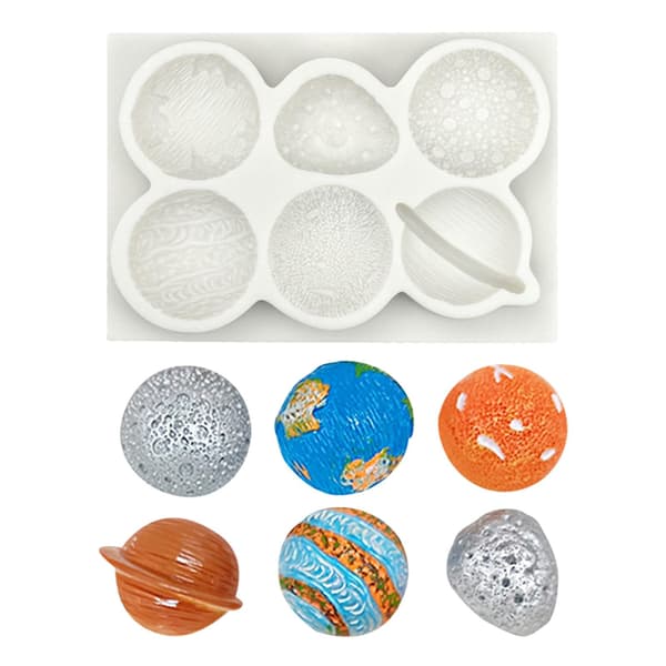 Godisform Planetformet Silikonmateriale For Baking Kake Fondant