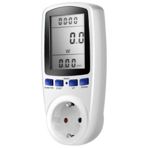 Power Meter Wattmeter Plug, Electrical Energy Meter Plug with 7 Modes, Energy Meter with Display
