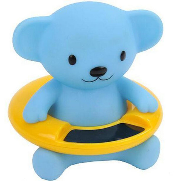Baby Badetermometer, Sikker Baby Badetermometer med LED Chip Sensor Flydende Temperaturvisning Sød Dyremodel Ba