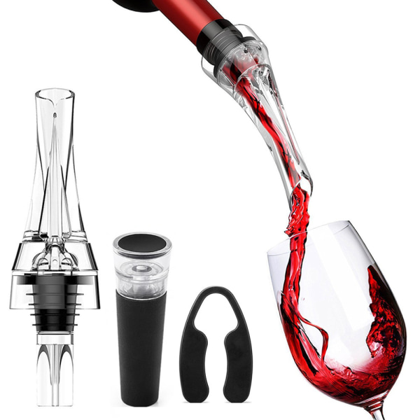 Vinflaskeåbnersæt, manuel håndholdt proptrækker med ergonomisk håndtagspumpe, vertikalt stående design, glat flaske nec