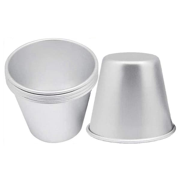 15-pakning puddingformer, non-stick puddingkopper, eggetertformer, robuste former for å lage og salte T