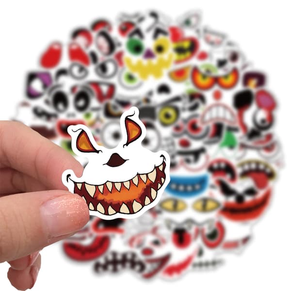 50 Halloween-kurpitsaemotikonitarraa