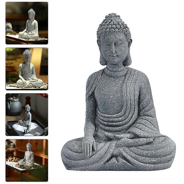 Hem Dcor Mini Buddha Figurer Mini Buddha Skulptur Stående Buddha Modell Mini Buddha Statue