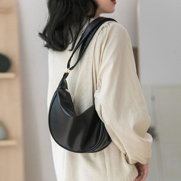 Allround Messenger-väskor för kvinnor, elegant axelremsväska, trendig crossbody-väska, grön