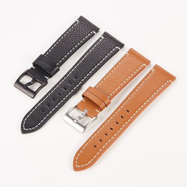 2 hurtigudløserremme til smartwatch (1 stk. hver: 19 mm sort - sort b)